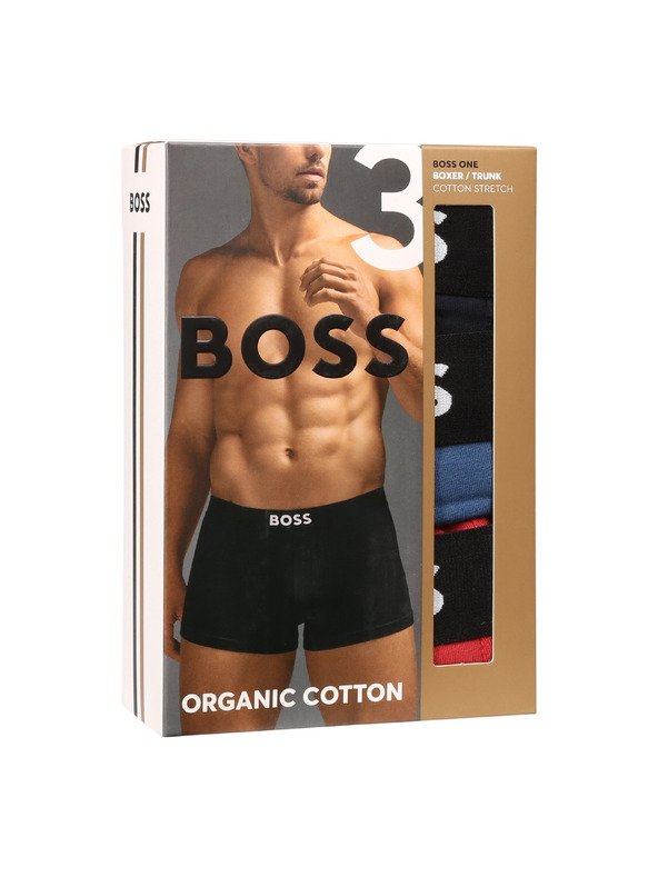 BOSS Komplet od tri - muške bokserice BOSS višebojne