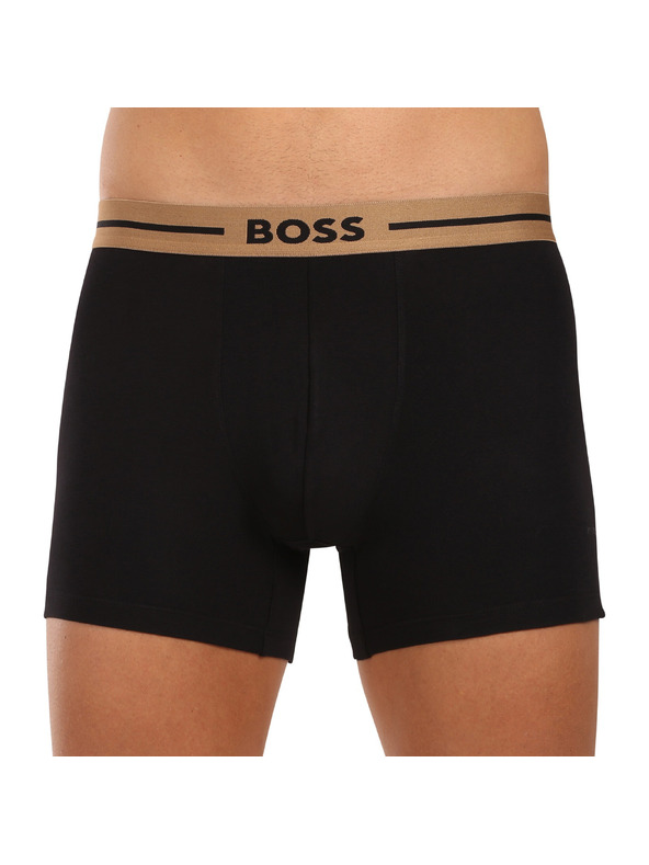 BOSS Komplet od tri - muške bokserice BOSS crne