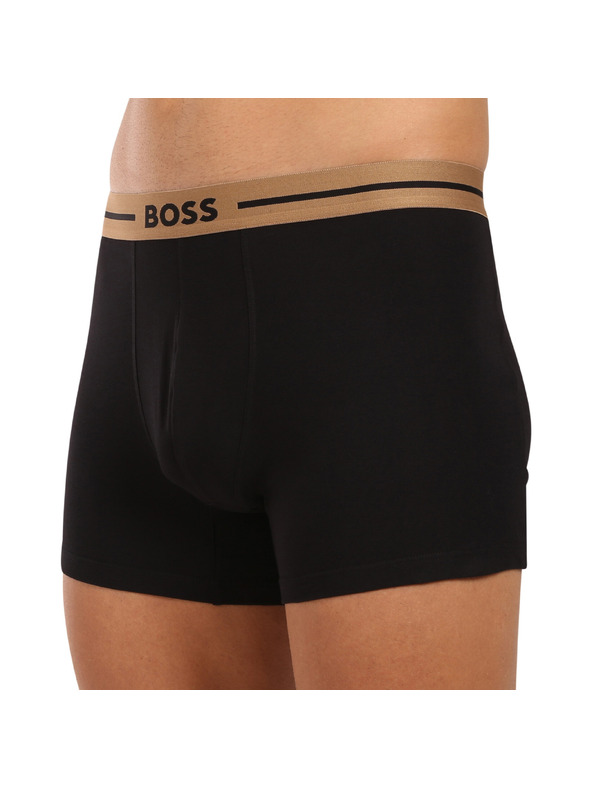 BOSS Komplet od tri - muške bokserice BOSS crne