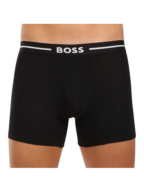 BOSS Komplet od tri - muške bokserice BOSS crne