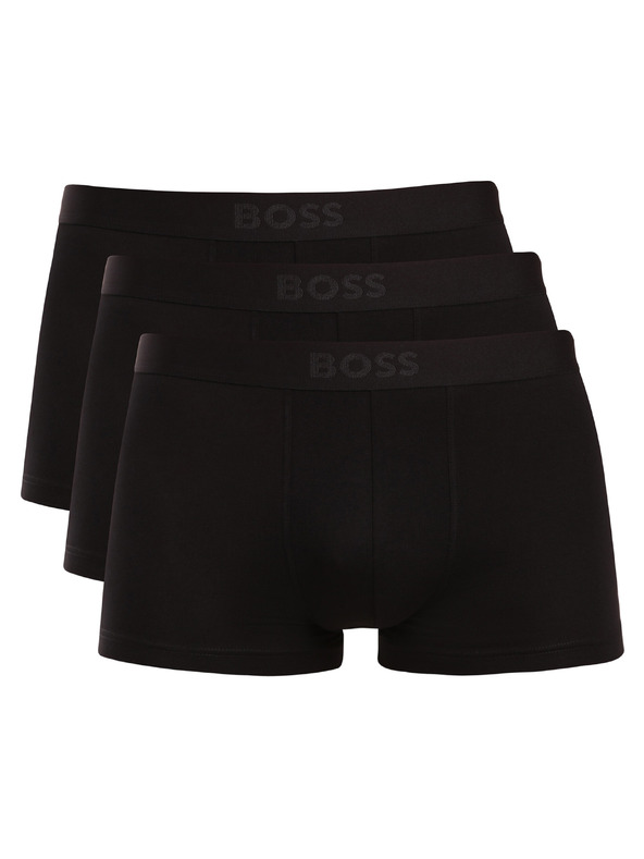 BOSS Komplet od tri - muške bokserice BOSS crne