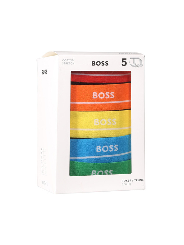 BOSS Komplet od pet - muške bokserice BOSS crne