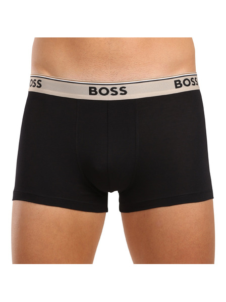 BOSS Komplet od tri - muške bokserice BOSS crne