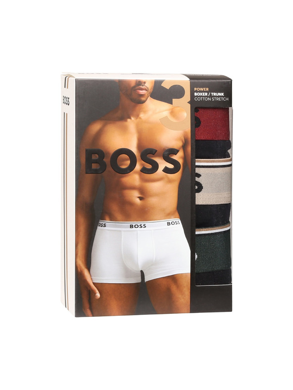 BOSS Komplet od tri - muške bokserice BOSS crne