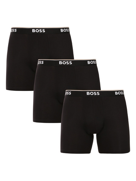 BOSS Komplet od tri - muške bokserice BOSS crne