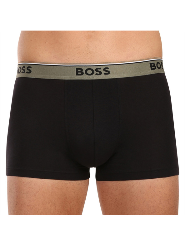 BOSS Komplet od tri - muške bokserice BOSS crne