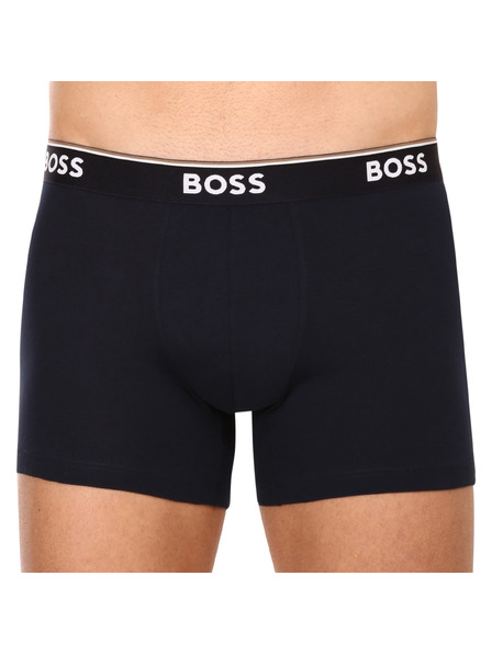 BOSS Komplet od tri - muške bokserice BOSS tamno plave