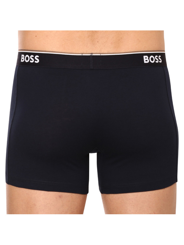 BOSS Komplet od tri - muške bokserice BOSS tamno plave