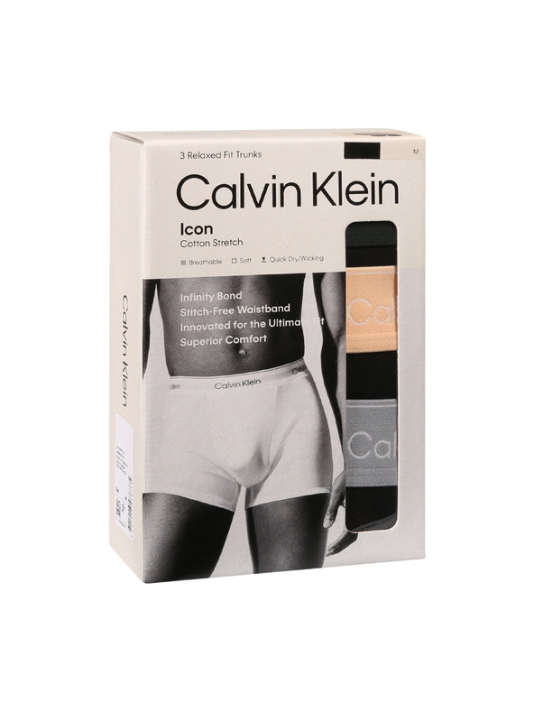 Calvin Klein Komplet od tri - muške bokserice Calvin Klein crne