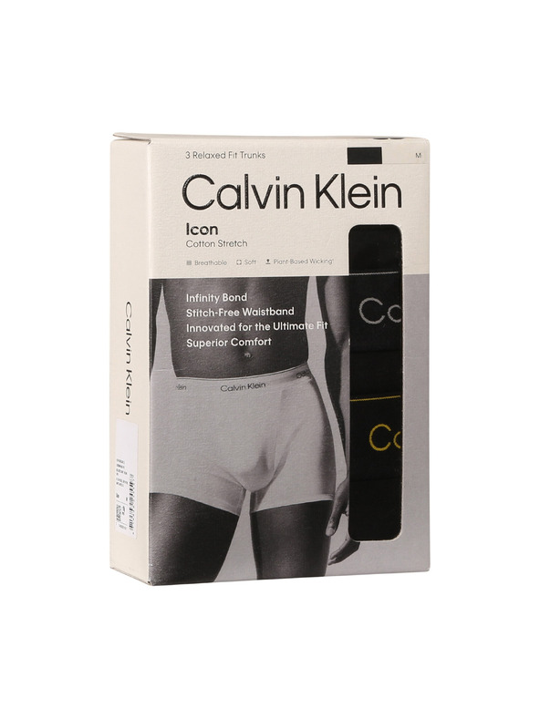 Calvin Klein Komplet od tri - muške bokserice Calvin Klein crne