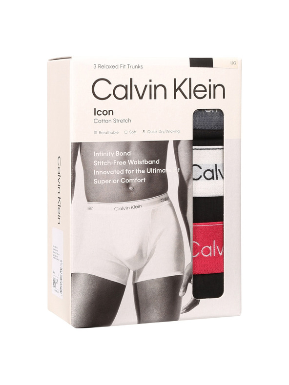 Calvin Klein Komplet od tri - muške bokserice Calvin Klein crne