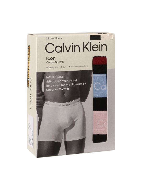 Calvin Klein Komplet od tri - muške bokserice Calvin Klein crne