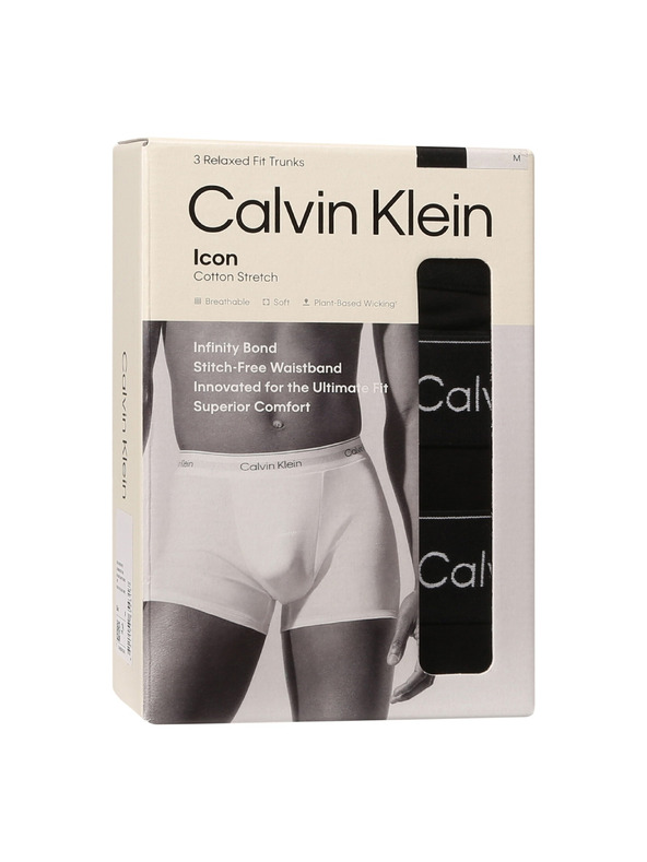 Calvin Klein Komplet od tri - muške bokserice Calvin Klein crne