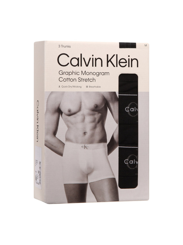 Calvin Klein Komplet od tri - muške bokserice Calvin Klein crne