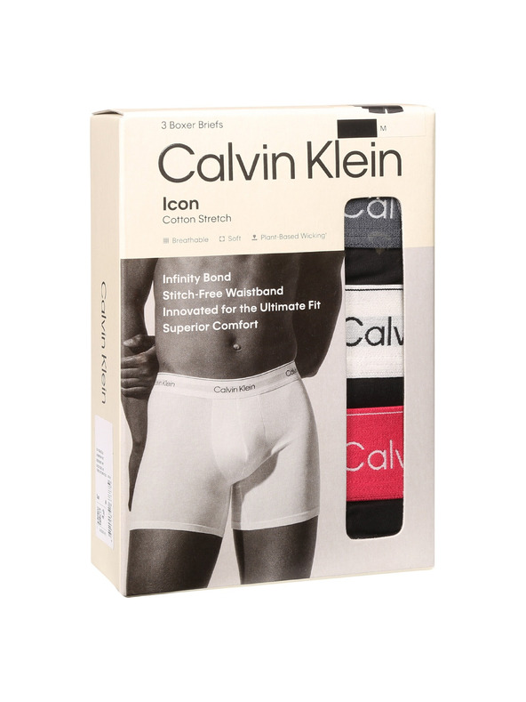 Calvin Klein Komplet od tri - muške bokserice Calvin Klein crne