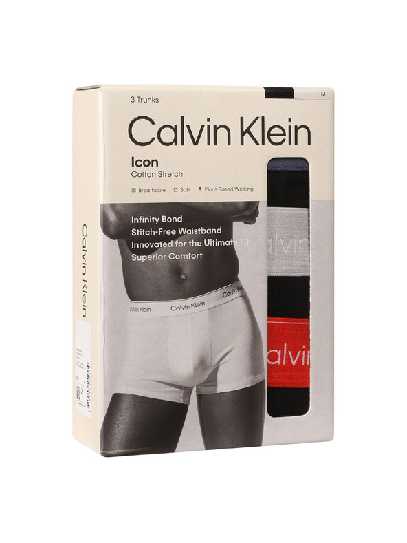 Calvin Klein Komplet od tri - muške bokserice Calvin Klein crne