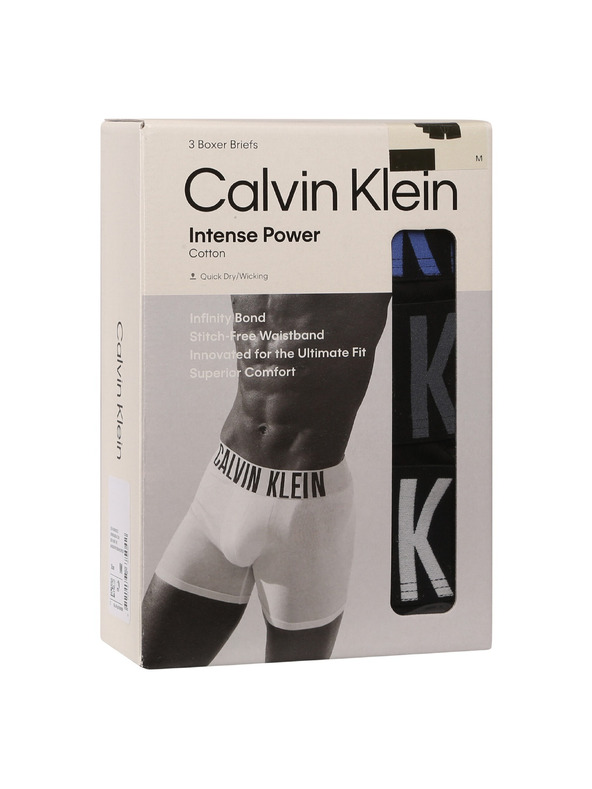 Calvin Klein Komplet od tri - muške bokserice Calvin Klein crne