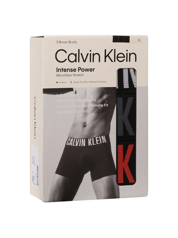 Calvin Klein Komplet od tri - muške bokserice Calvin Klein crne