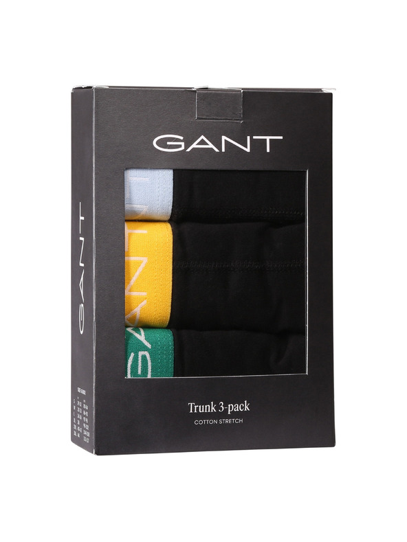 Gant Paket od tri - muške bokserice Gant crne
