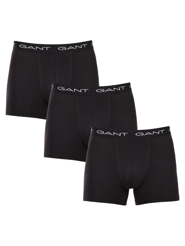 Gant Paket od tri - muške bokserice Gant crne