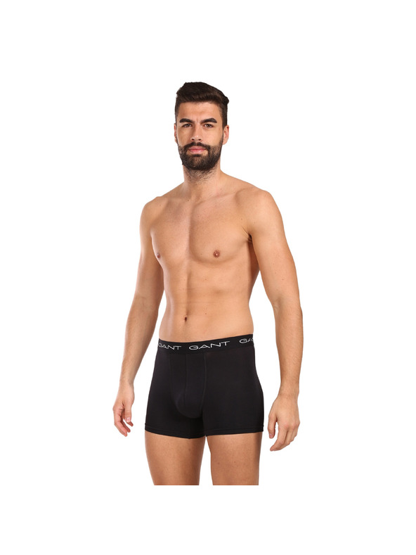 Gant Paket od tri - muške bokserice Gant crne