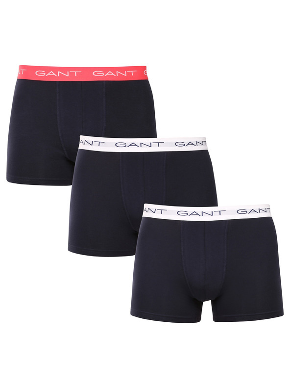 Gant Paket od tri - muške bokserice Gant crne