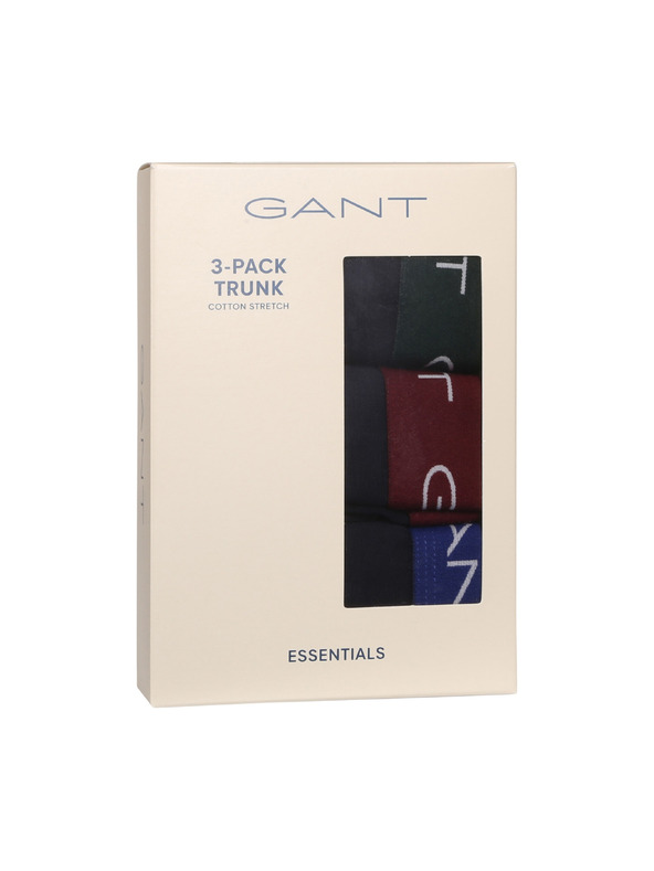 Gant Paket od tri - muške bokserice Gant plave