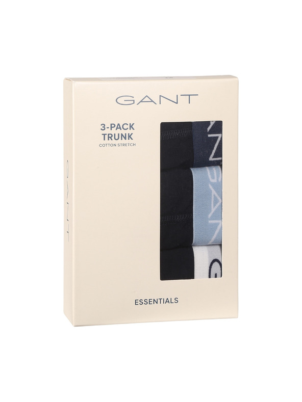 Gant Paket od tri - muške bokserice Gant plave