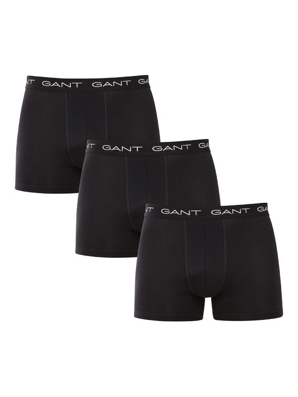 Gant Paket od tri - muške bokserice Gant crne