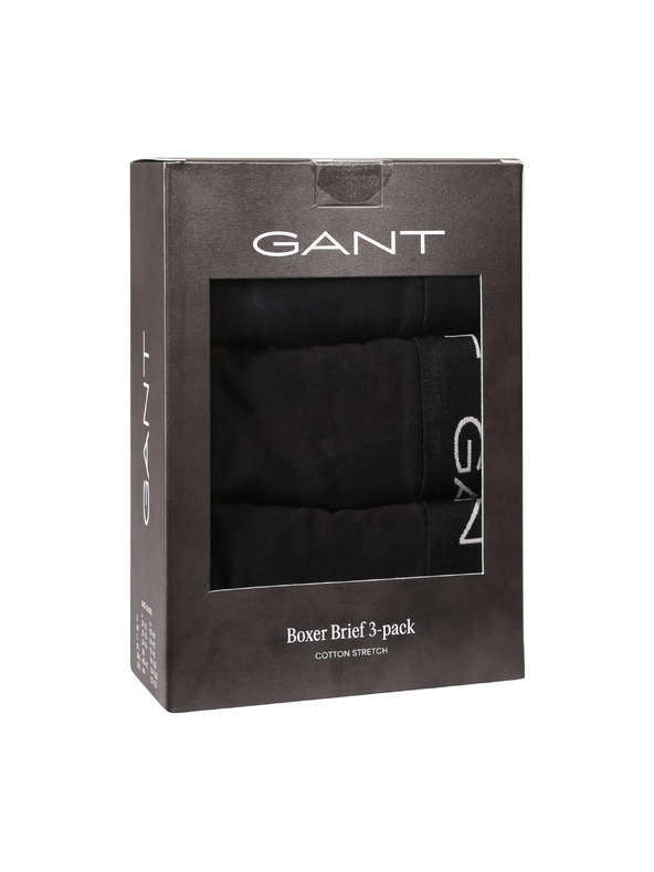 Gant Paket od tri - muške bokserice Gant crne