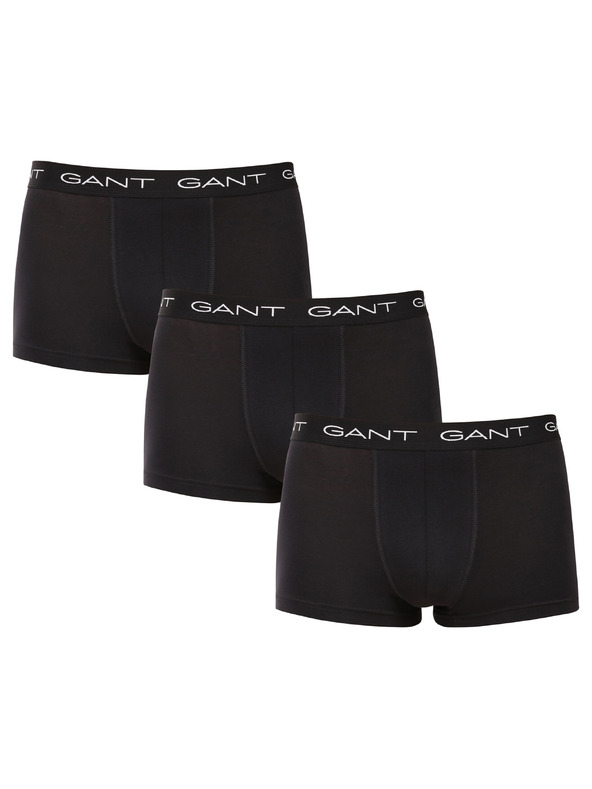 Gant Paket od tri - muške bokserice Gant crne