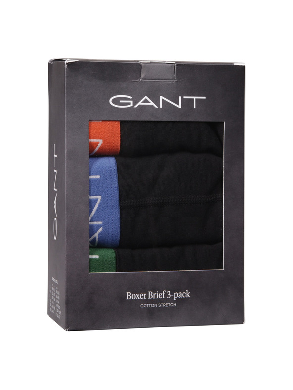 Gant Paket od tri - muške bokserice Gant crne