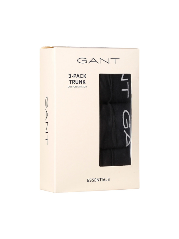 Gant Paket od tri - muške bokserice Gant crne