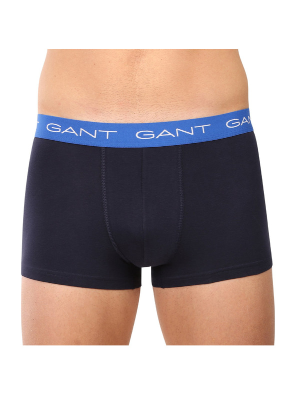 Gant Paket od tri - muške bokserice Gant tamno plave