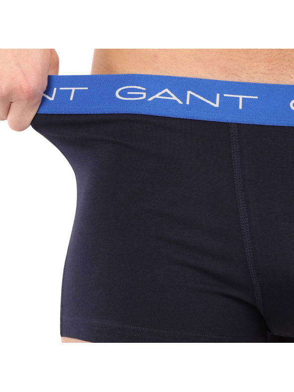 Gant Paket od tri - muške bokserice Gant tamno plave