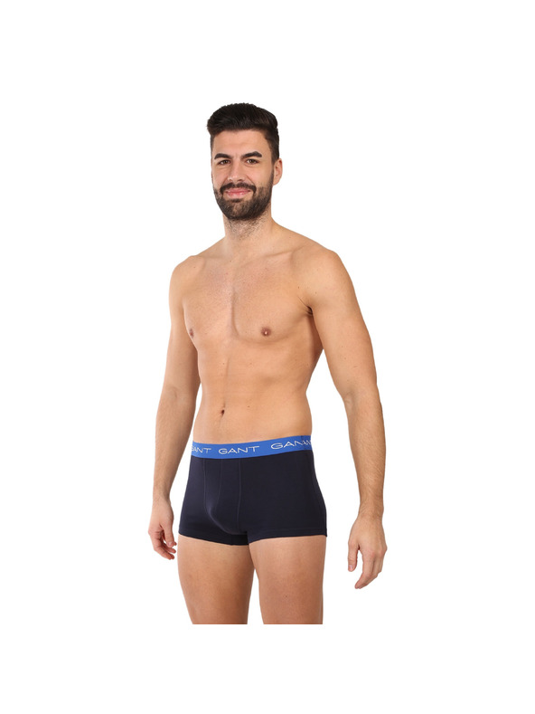 Gant Paket od tri - muške bokserice Gant tamno plave
