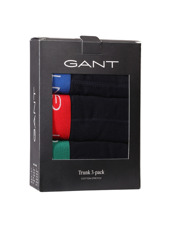 Gant Paket od tri - muške bokserice Gant tamno plave
