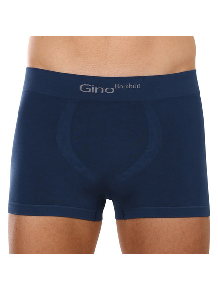 gino Muške bezšavne bambusne bokserice Gino petrol