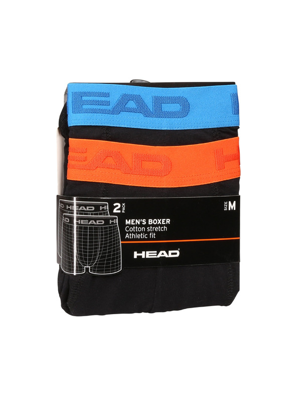 Head Set od dva - muške bokserice HEAD crne