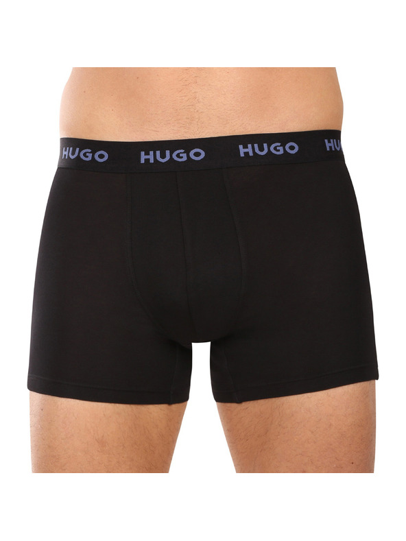 HUGO Set od troje - muške bokserice HUGO crne