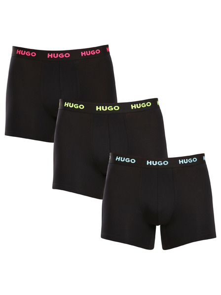 HUGO Set od troje - muške bokserice HUGO crne
