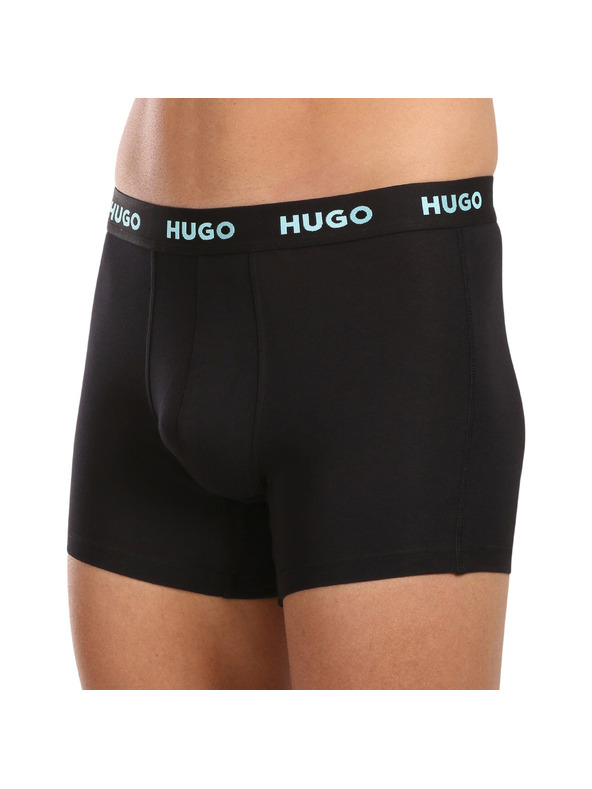 HUGO Set od troje - muške bokserice HUGO crne