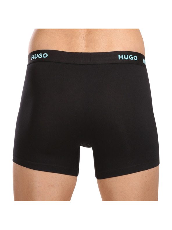 HUGO Set od troje - muške bokserice HUGO crne