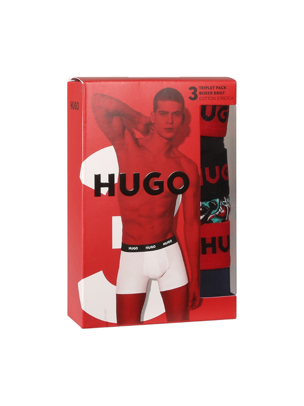 HUGO Set od troje - muške bokserice HUGO višebojna
