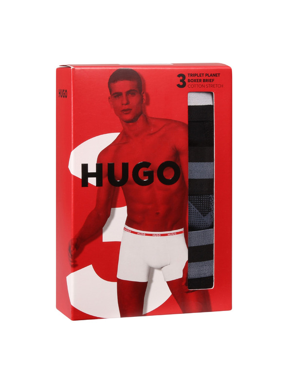 HUGO Set od troje - muške bokserice HUGO višebojna