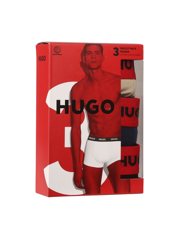 HUGO Set od troje - muške bokserice HUGO višebojna