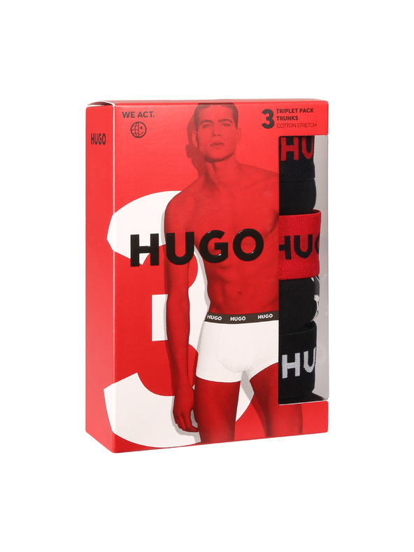 HUGO Set od troje - muške bokserice HUGO višebojna
