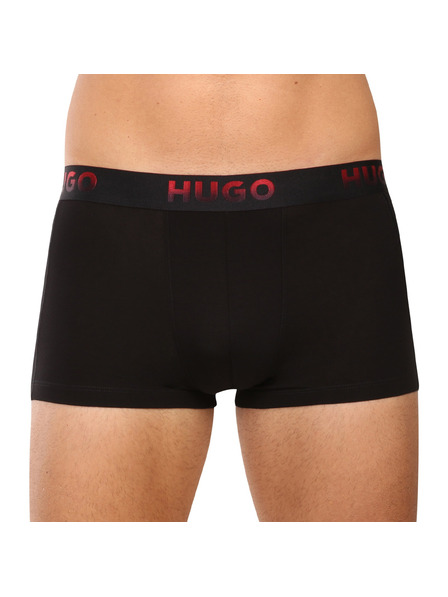 HUGO Set od troje - muške bokserice HUGO crne