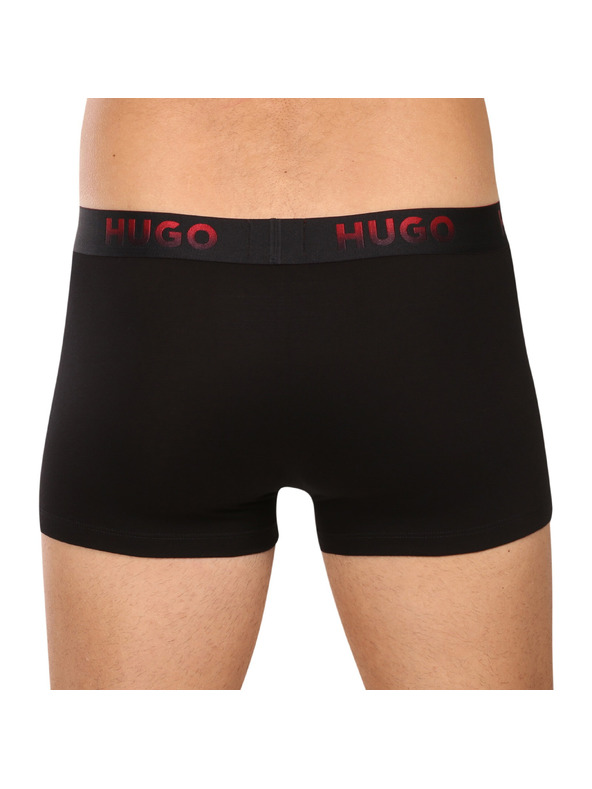 HUGO Set od troje - muške bokserice HUGO crne