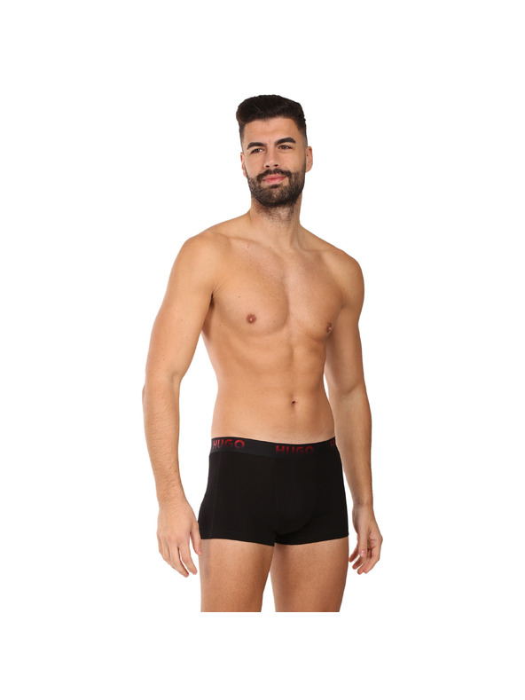 HUGO Set od troje - muške bokserice HUGO crne